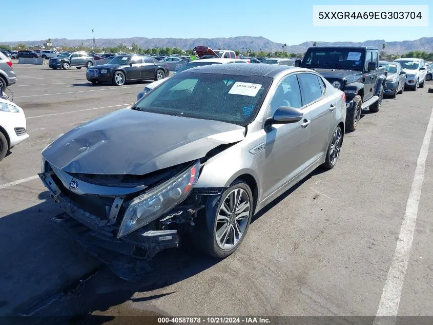 2014 Kia Optima Sxl Turbo VIN: 5XXGR4A69EG303704 Lot: 40587878