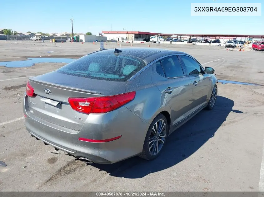 2014 Kia Optima Sxl Turbo VIN: 5XXGR4A69EG303704 Lot: 40587878