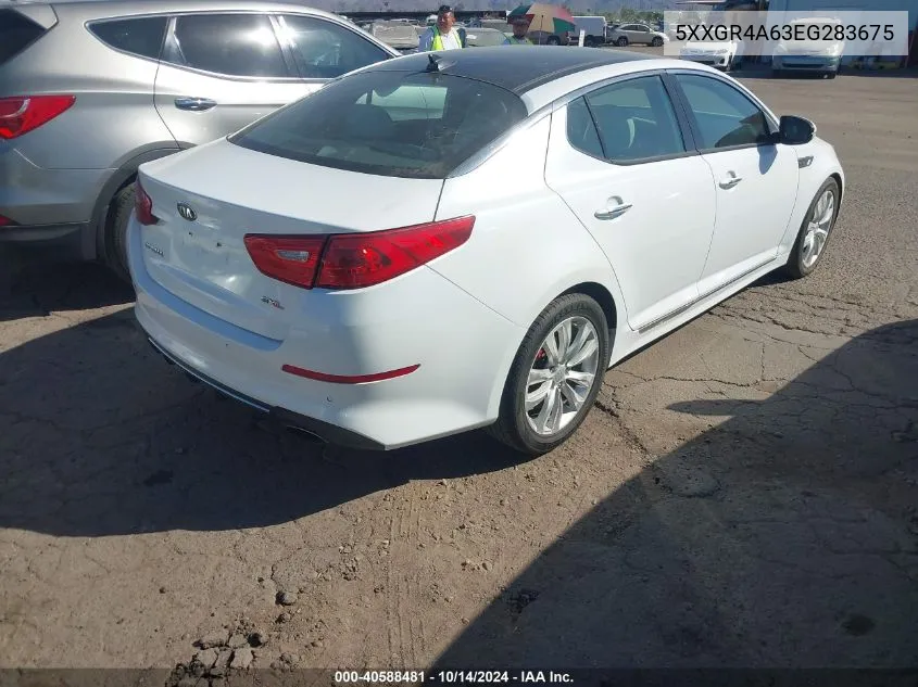 2014 Kia Optima Sxl Turbo VIN: 5XXGR4A63EG283675 Lot: 40588481