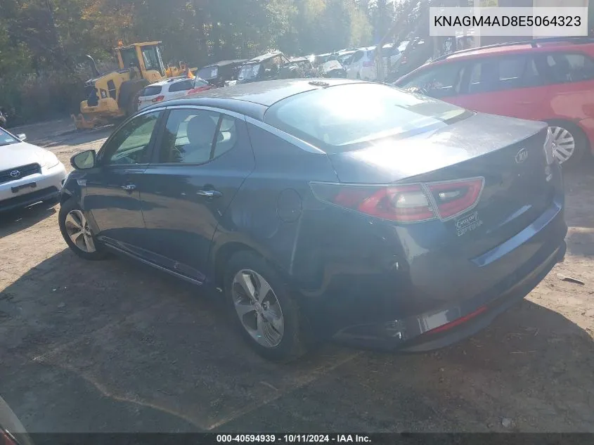 KNAGM4AD8E5064323 2014 Kia Optima Hybrid Lx