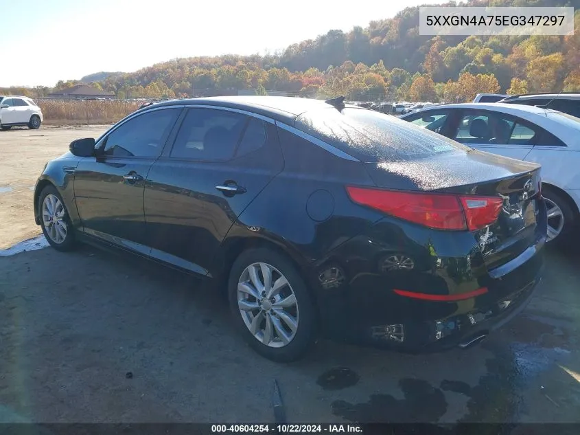 2014 Kia Optima Ex VIN: 5XXGN4A75EG347297 Lot: 40604254