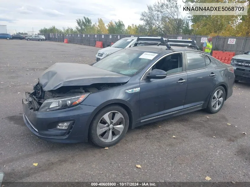 KNAGN4ADXE5068709 2014 Kia Optima Hybrid Ex