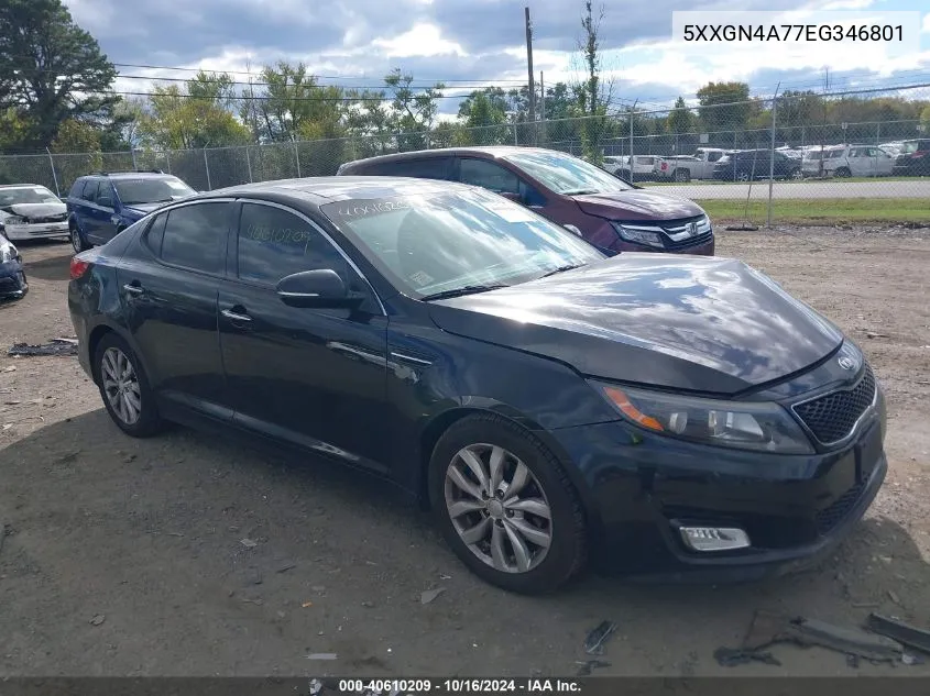 5XXGN4A77EG346801 2014 Kia Optima Ex