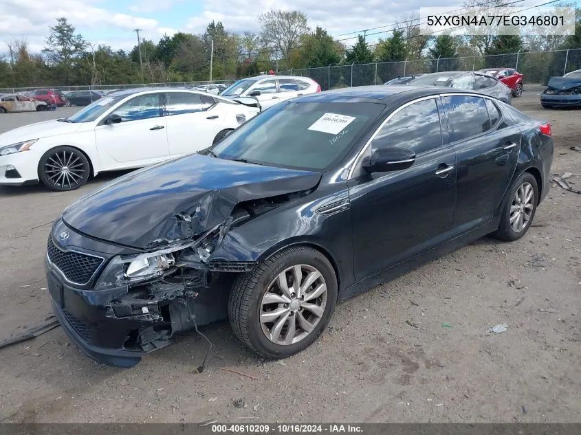 5XXGN4A77EG346801 2014 Kia Optima Ex