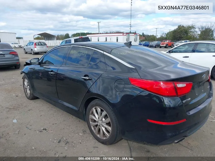 5XXGN4A77EG346801 2014 Kia Optima Ex