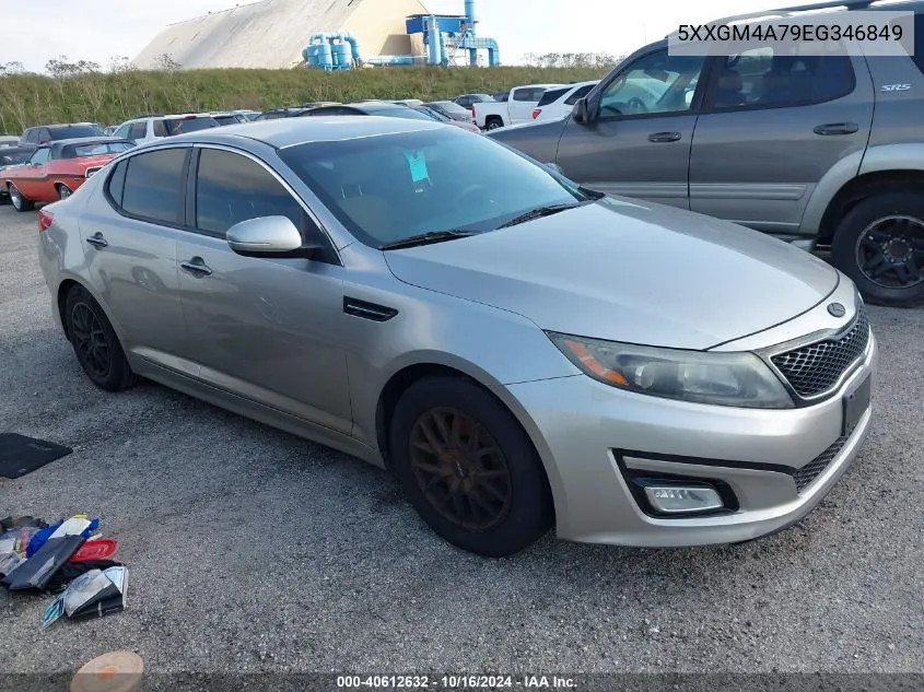 2014 Kia Optima Lx VIN: 5XXGM4A79EG346849 Lot: 40612632