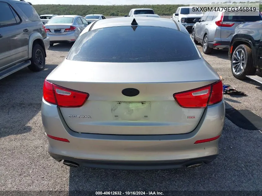 2014 Kia Optima Lx VIN: 5XXGM4A79EG346849 Lot: 40612632