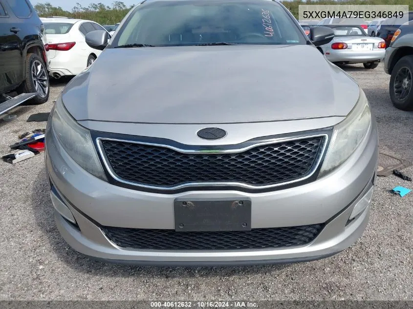 2014 Kia Optima Lx VIN: 5XXGM4A79EG346849 Lot: 40612632