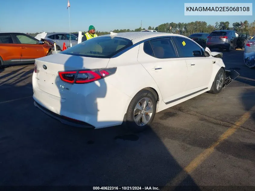 2014 Kia Optima Hybrid VIN: KNAGM4AD2E5068108 Lot: 40622316