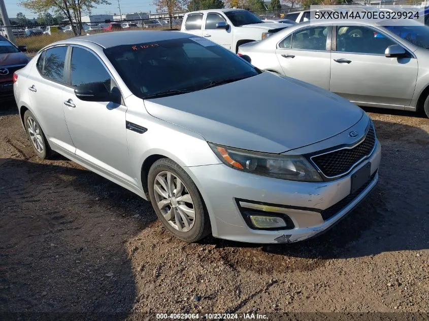 2014 Kia Optima Lx VIN: 5XXGM4A70EG329924 Lot: 40629064