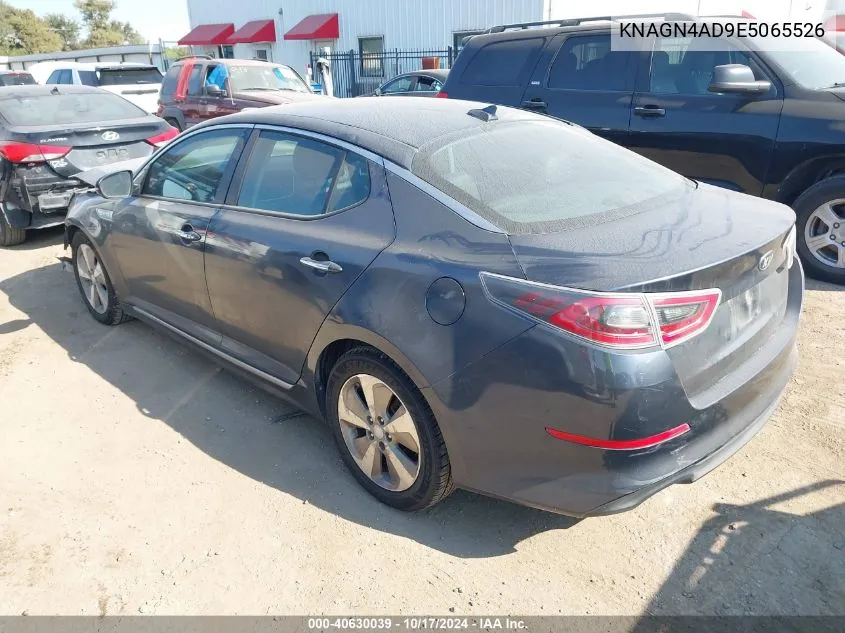 KNAGN4AD9E5065526 2014 Kia Optima Hybrid