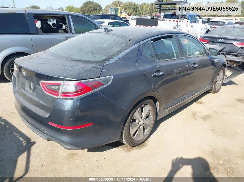 KNAGN4AD9E5065526 2014 Kia Optima Hybrid