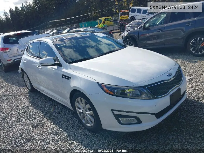 2014 Kia Optima Ex VIN: 5XXGN4A79EG312424 Lot: 40637021