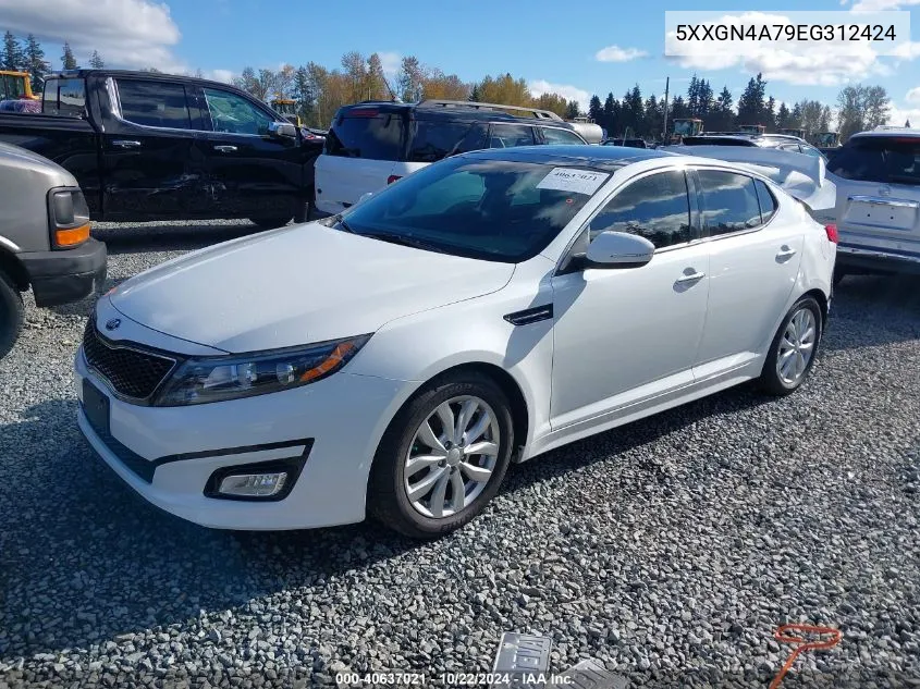 2014 Kia Optima Ex VIN: 5XXGN4A79EG312424 Lot: 40637021