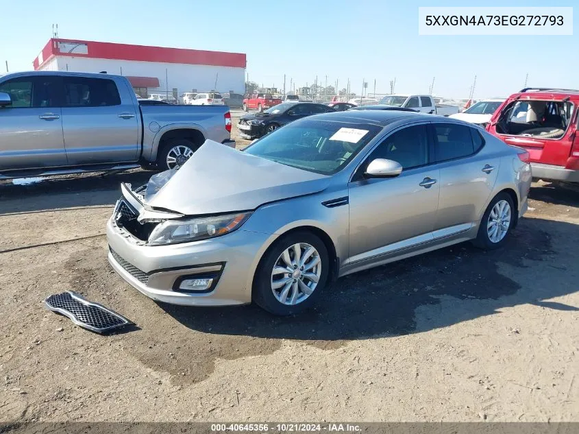 2014 Kia Optima Ex VIN: 5XXGN4A73EG272793 Lot: 40645356