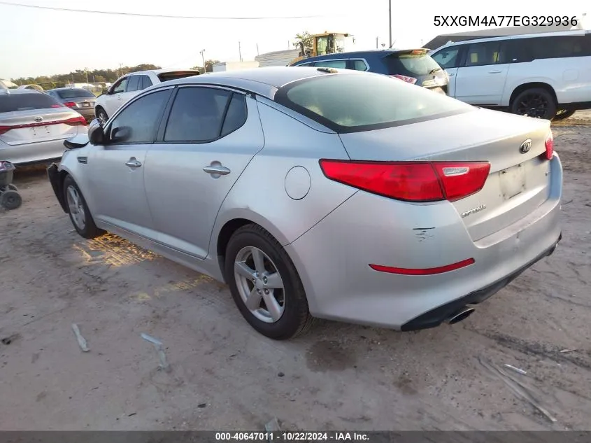 2014 Kia Optima Lx VIN: 5XXGM4A77EG329936 Lot: 40647011