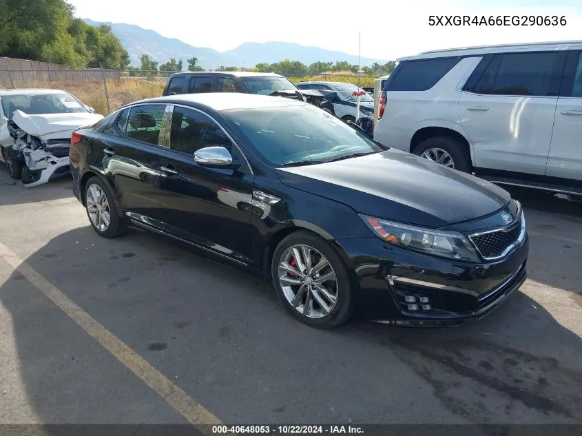 2014 Kia Optima Sxl Turbo VIN: 5XXGR4A66EG290636 Lot: 40648053