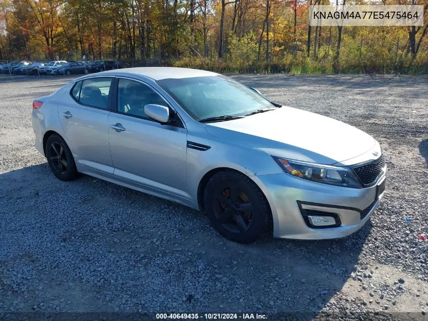 2014 Kia Optima Lx VIN: KNAGM4A77E5475464 Lot: 40649435