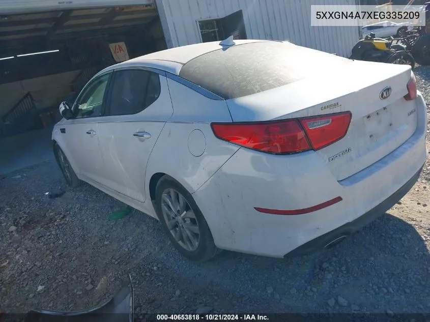 2014 Kia Optima Ex VIN: 5XXGN4A7XEG335209 Lot: 40653818