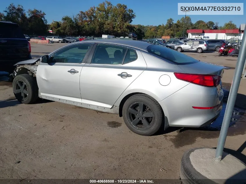 2014 Kia Optima Lx VIN: 5XXGM4A77EG332710 Lot: 40658508