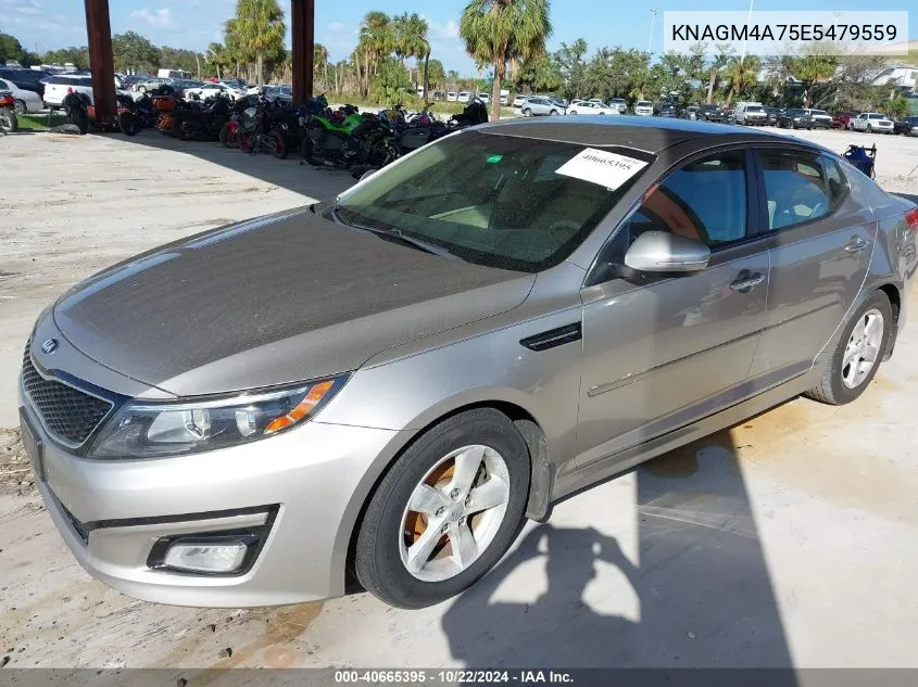 2014 Kia Optima Lx VIN: KNAGM4A75E5479559 Lot: 40665395