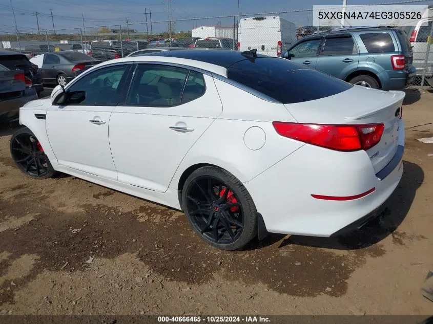 2014 Kia Optima Ex VIN: 5XXGN4A74EG305526 Lot: 40666465