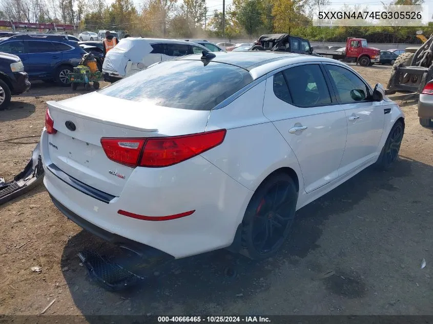 2014 Kia Optima Ex VIN: 5XXGN4A74EG305526 Lot: 40666465