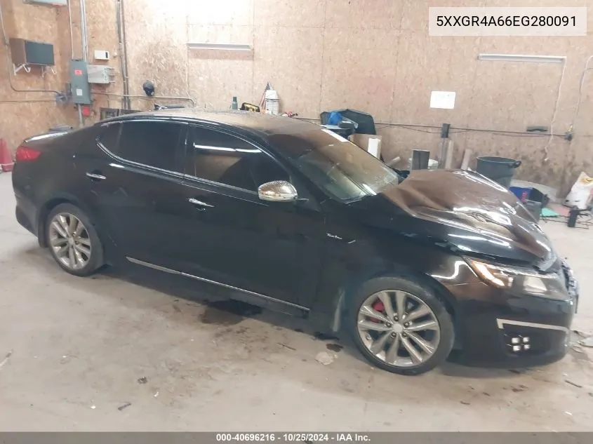 2014 Kia Optima Sxl Turbo VIN: 5XXGR4A66EG280091 Lot: 40696216