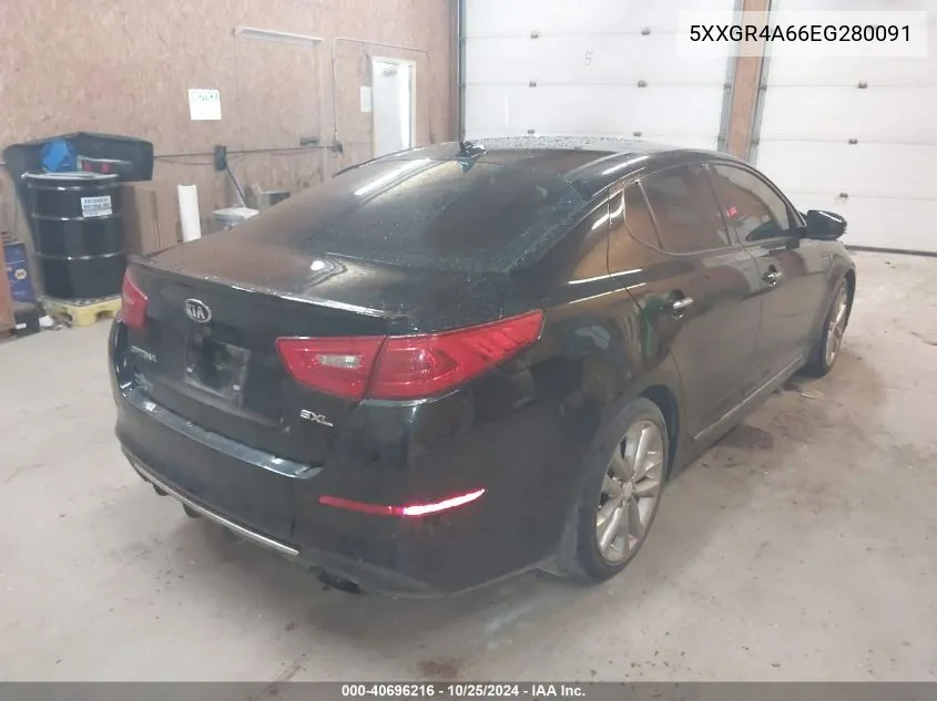 2014 Kia Optima Sxl Turbo VIN: 5XXGR4A66EG280091 Lot: 40696216