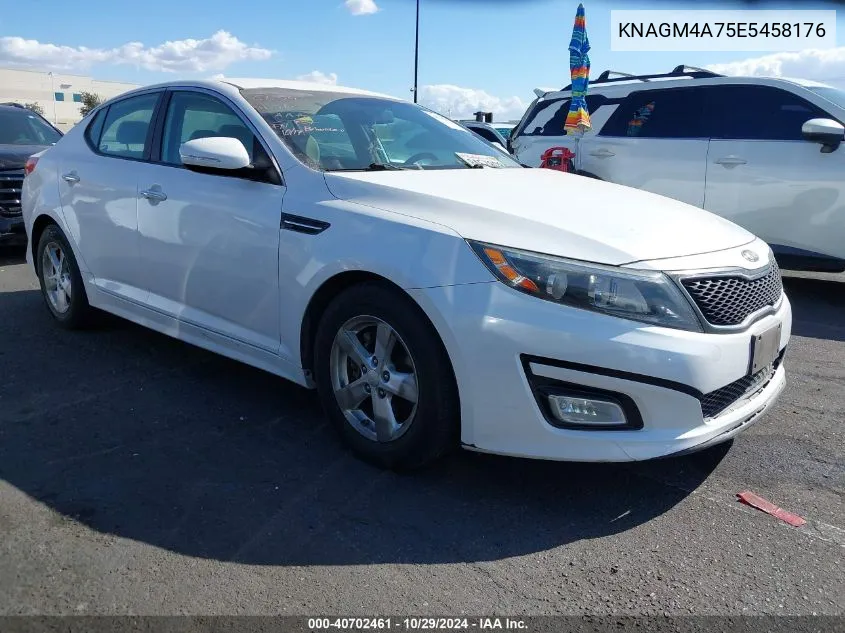 2014 Kia Optima Lx VIN: KNAGM4A75E5458176 Lot: 40702461