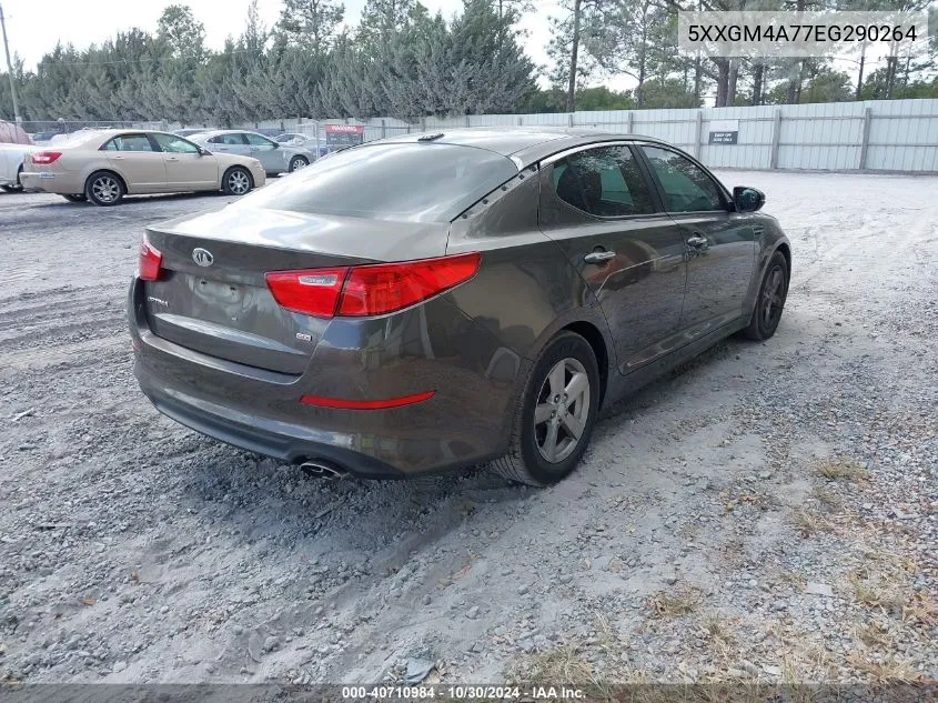 2014 Kia Optima Lx VIN: 5XXGM4A77EG290264 Lot: 40710984