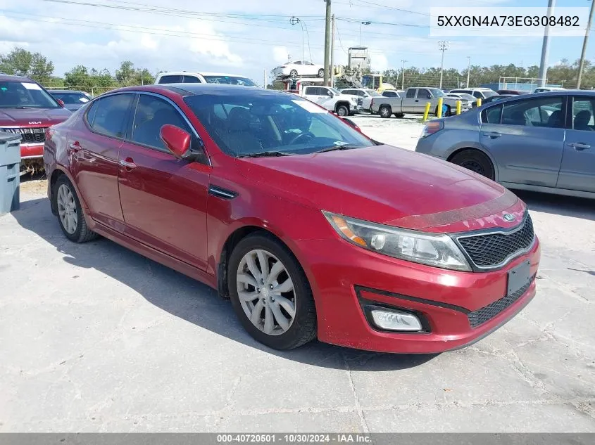 2014 Kia Optima Ex VIN: 5XXGN4A73EG308482 Lot: 40720501