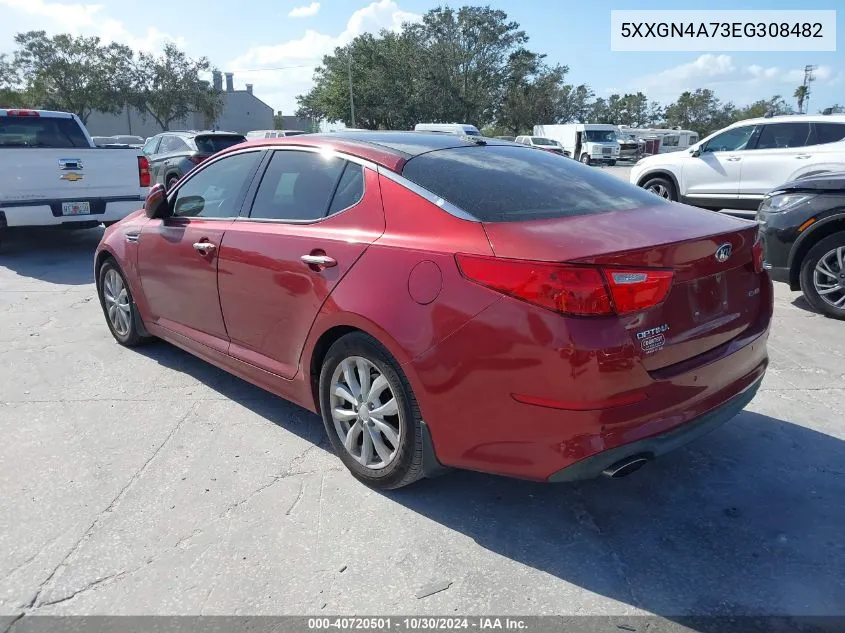 5XXGN4A73EG308482 2014 Kia Optima Ex