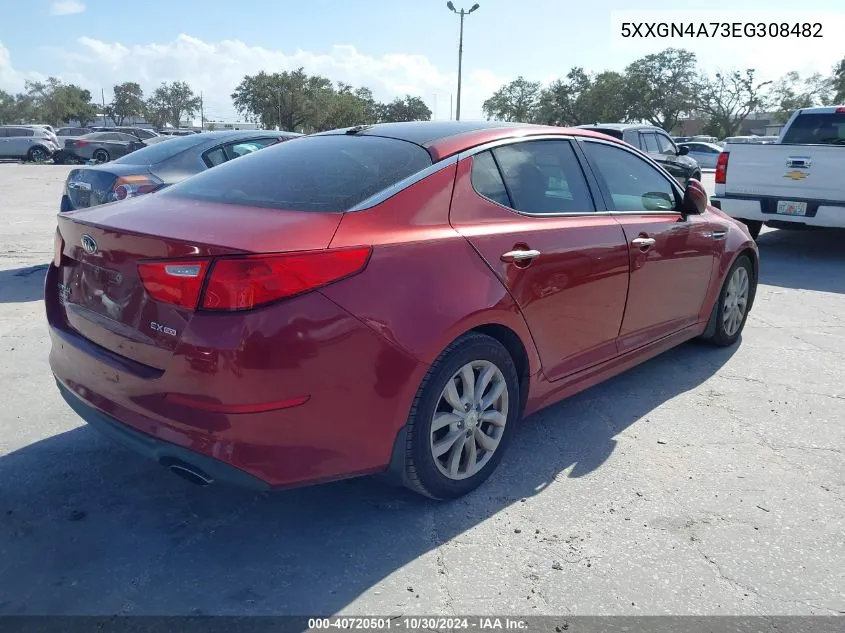 5XXGN4A73EG308482 2014 Kia Optima Ex