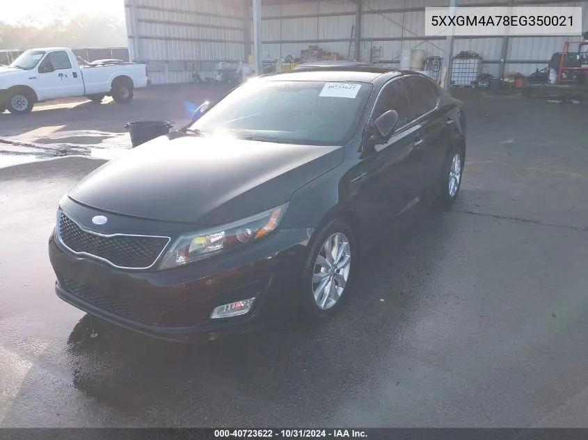 2014 Kia Optima Lx VIN: 5XXGM4A78EG350021 Lot: 40723622