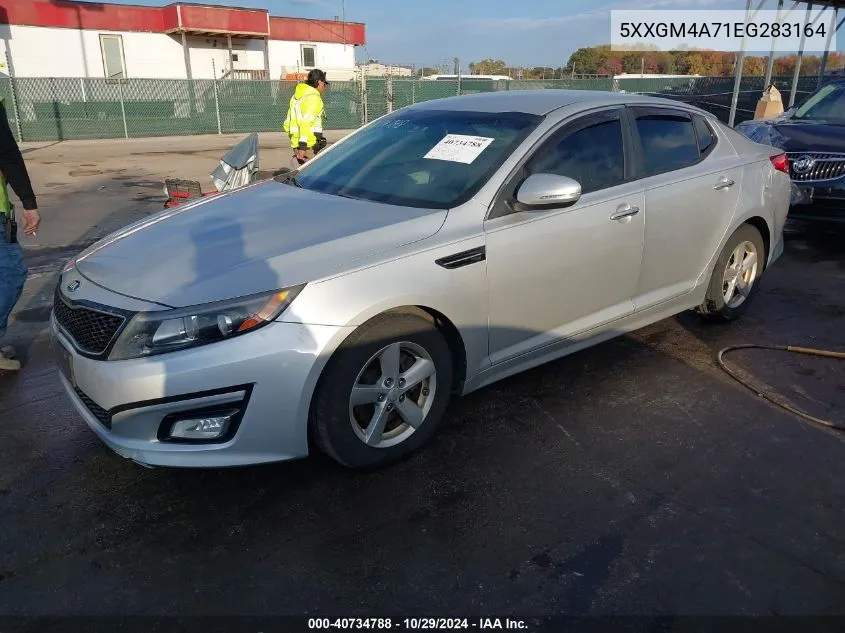 2014 Kia Optima Lx VIN: 5XXGM4A71EG283164 Lot: 40734788