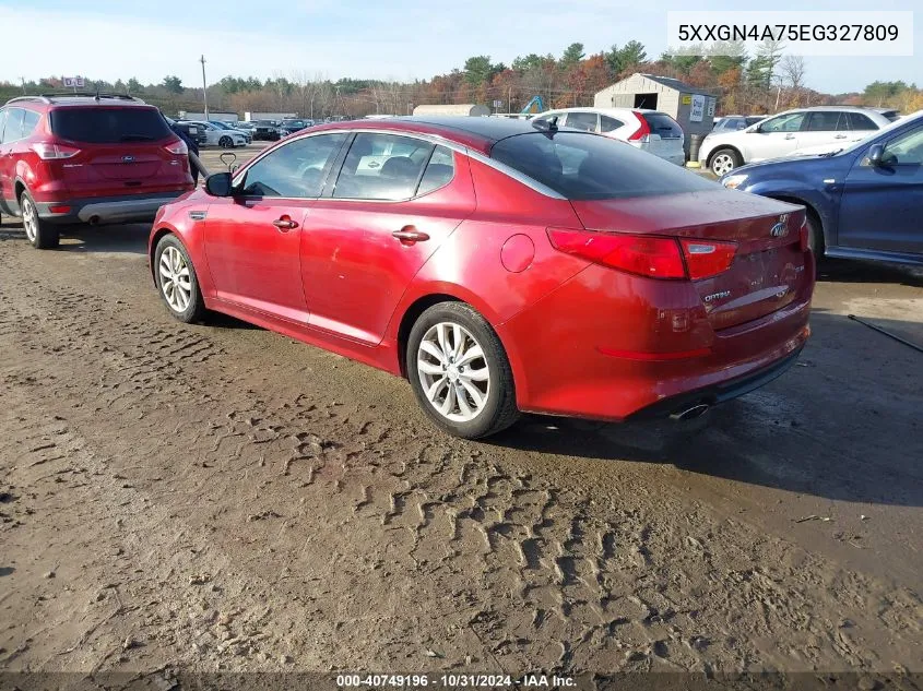 2014 Kia Optima Ex VIN: 5XXGN4A75EG327809 Lot: 40749196