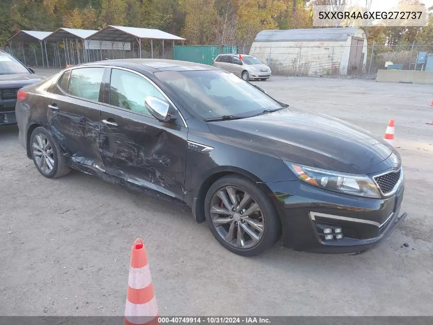 2014 Kia Optima Sxl Turbo VIN: 5XXGR4A6XEG272737 Lot: 40749914