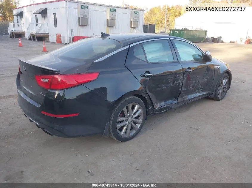 2014 Kia Optima Sxl Turbo VIN: 5XXGR4A6XEG272737 Lot: 40749914