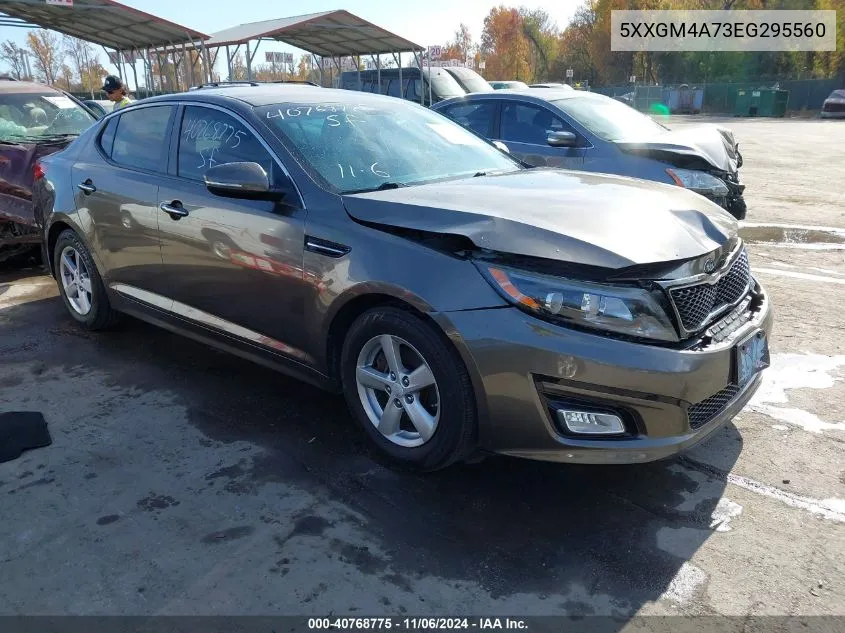 2014 Kia Optima Lx VIN: 5XXGM4A73EG295560 Lot: 40768775