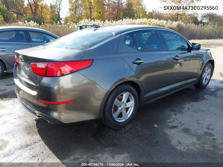 2014 Kia Optima Lx VIN: 5XXGM4A73EG295560 Lot: 40768775