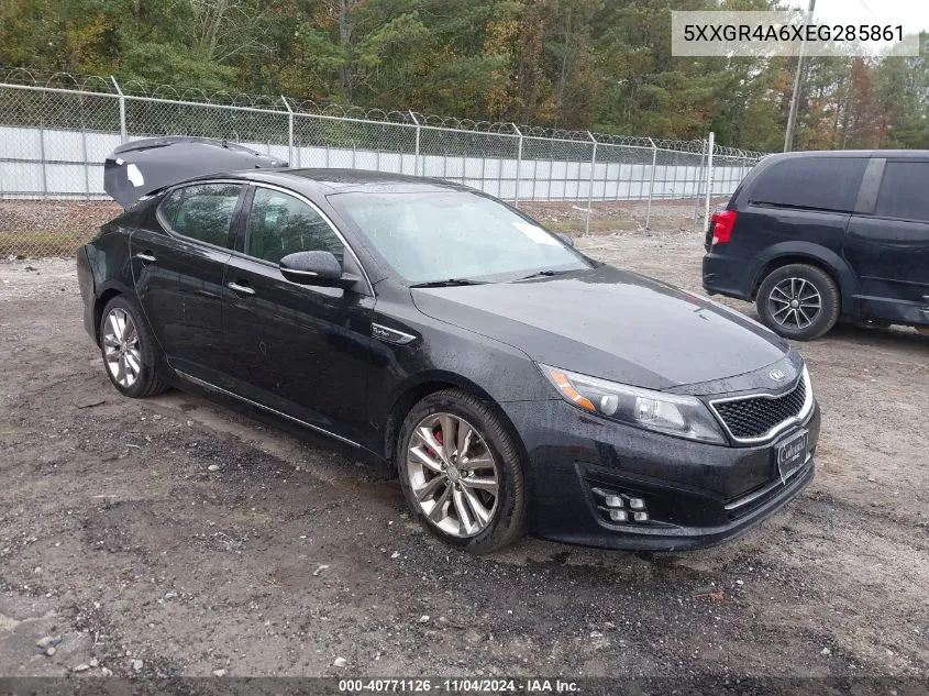 2014 Kia Optima Sxl Turbo VIN: 5XXGR4A6XEG285861 Lot: 40771126