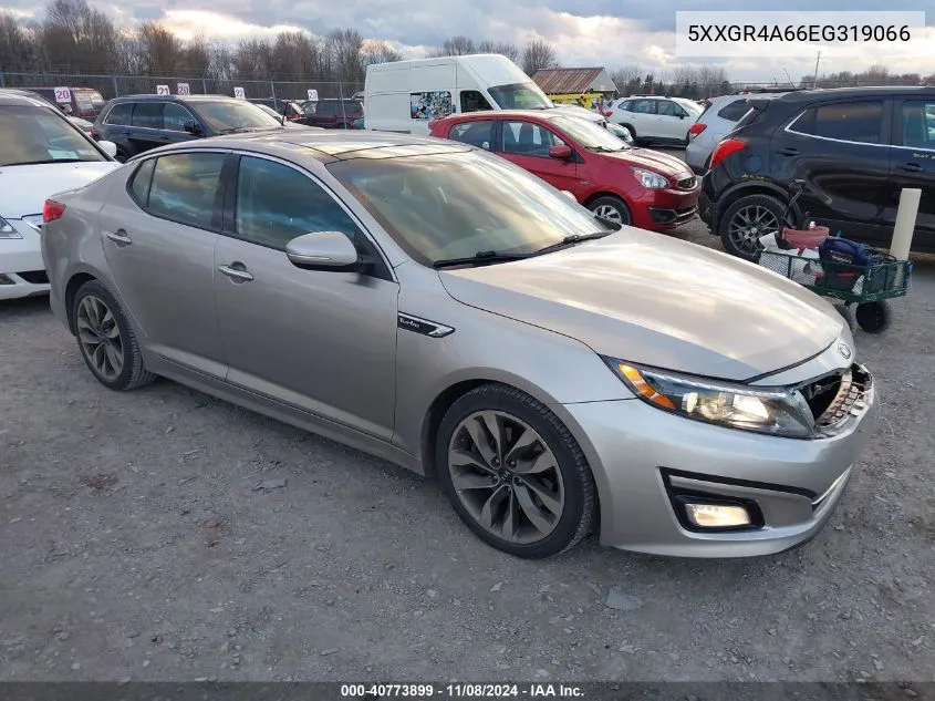 2014 Kia Optima Sx Turbo VIN: 5XXGR4A66EG319066 Lot: 40773899