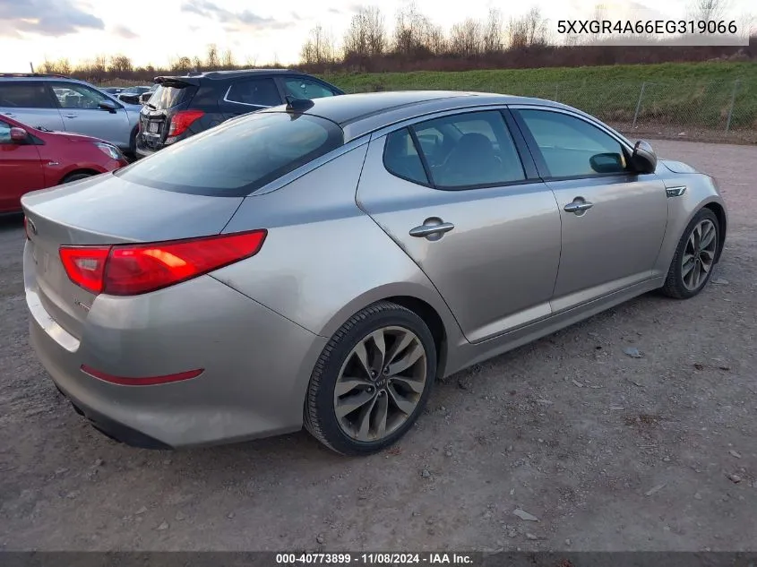 2014 Kia Optima Sx Turbo VIN: 5XXGR4A66EG319066 Lot: 40773899