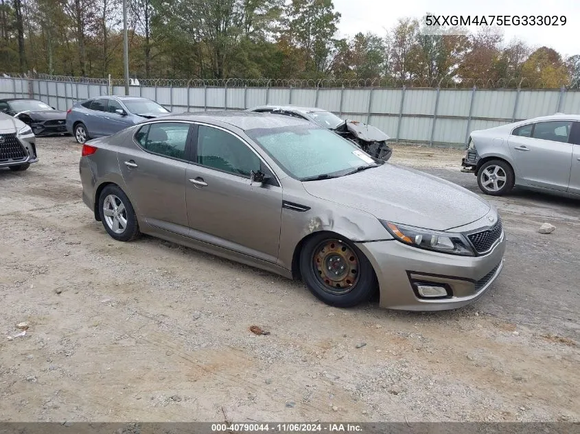 2014 Kia Optima Lx VIN: 5XXGM4A75EG333029 Lot: 40790044