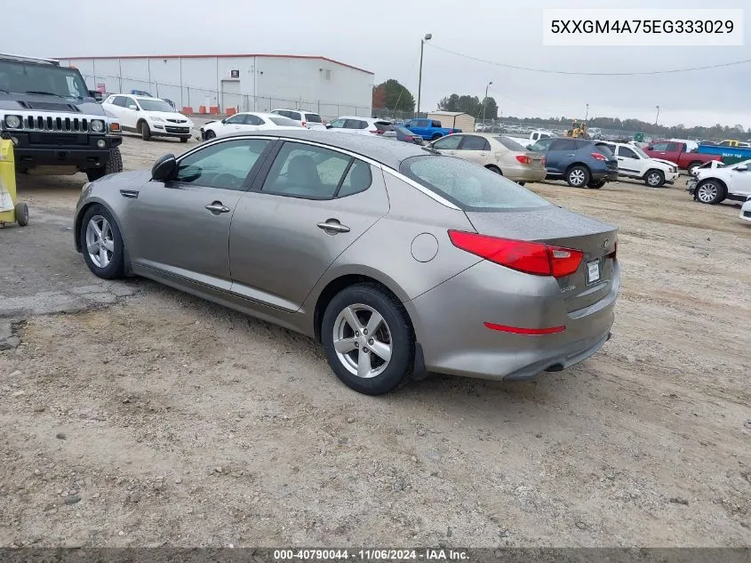 2014 Kia Optima Lx VIN: 5XXGM4A75EG333029 Lot: 40790044