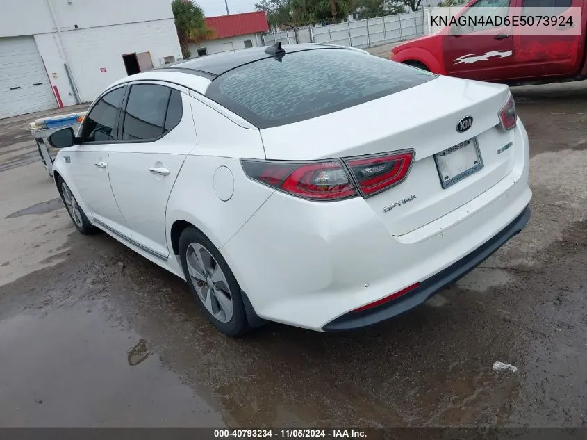 2014 Kia Optima Hybrid Ex VIN: KNAGN4AD6E5073924 Lot: 40793234