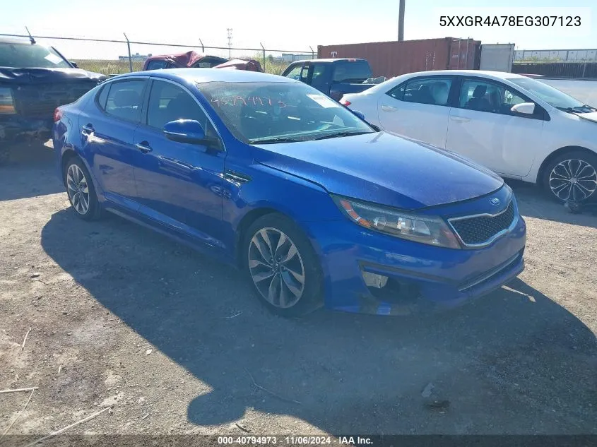 2014 Kia Optima Sx VIN: 5XXGR4A78EG307123 Lot: 40794973