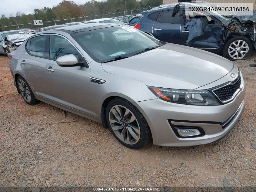 2014 Kia Optima Sx Turbo VIN: 5XXGR4A69EG316856 Lot: 40797676