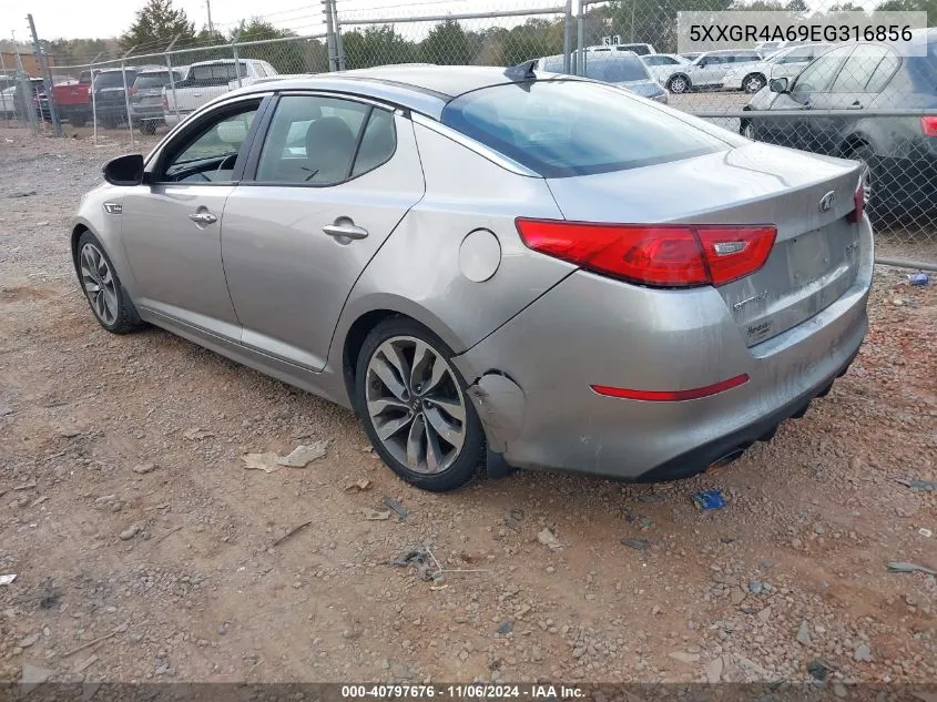 2014 Kia Optima Sx Turbo VIN: 5XXGR4A69EG316856 Lot: 40797676